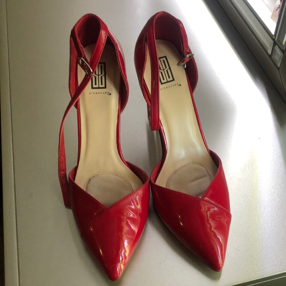 Red Color Signature Shoes